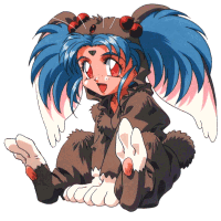 Sasami im Ryo-ohkii Kost&uuml;m